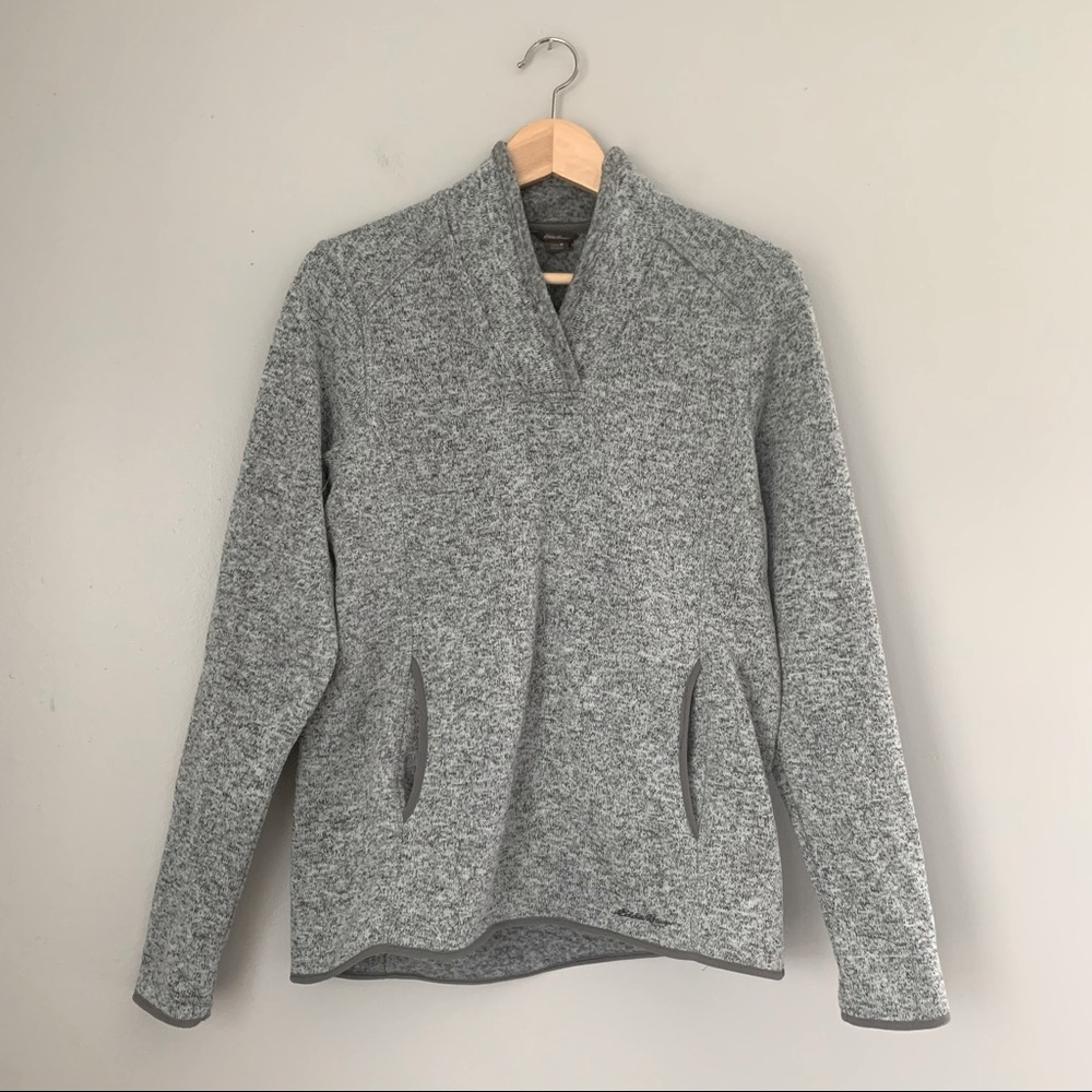 Eddie Bauer V-Neck Knit Pullover Sweater